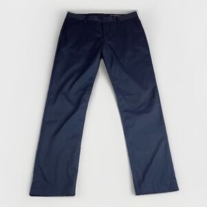 Tommy Bahama Mens On Par IslandZone Flat Front Performance Pants Blue Size 32x32